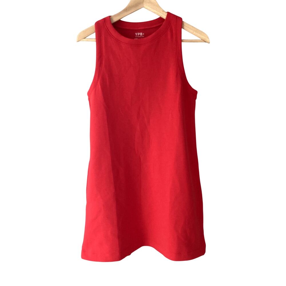 Abercrombie YPB neoKNIT On The Go Unlined Mini Dress Red Small